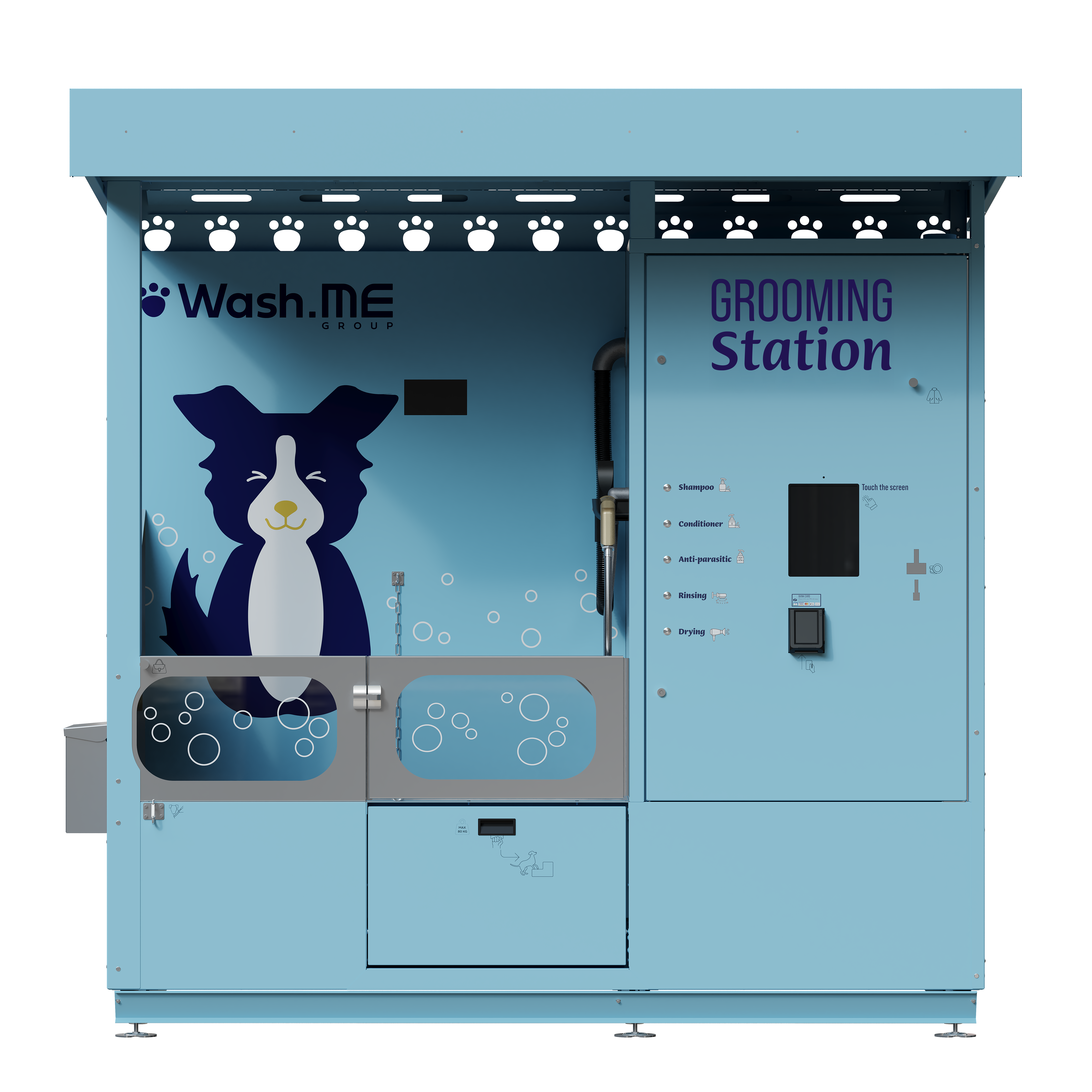 Packshots_DogWash_Outdoor_EN_Front_Grooming station